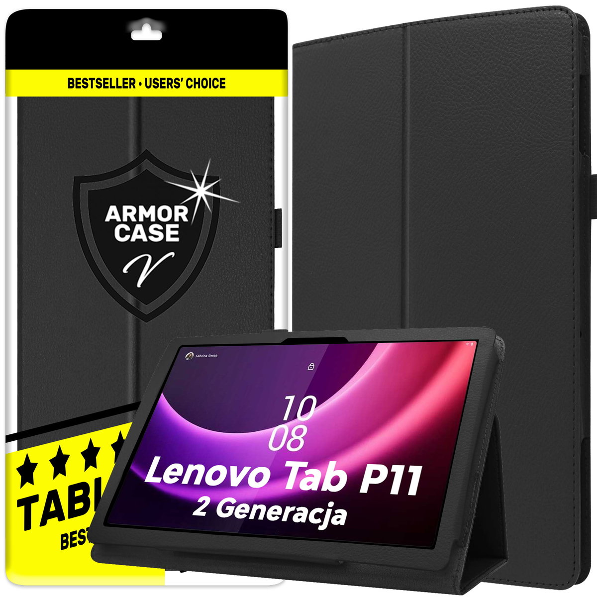 Etui case do Lenovo Tab P11 2GEN 11,5 TB350FU TB350XU | czarny