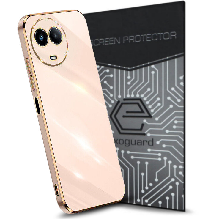 ETUI EXOGUARD GLAMOUR + SZKŁO - REALME 11 5G - PANCERNE CASE OBUDOWA FUTERAŁ