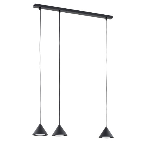 Elit lampa wisząca 3xGX54 czarna 1330/3