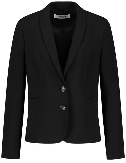 GERRY WEBER Klasyczna marynarka z rewersowym kołnierzem Czarny 44/L