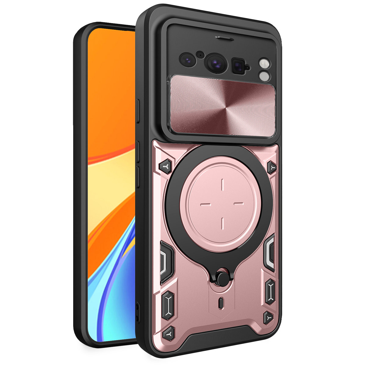 ETUI EXOGUARD RINGSHIELD - GOOGLE PIXEL 8 PRO - PANCERNE CASE OBUDOWA FUTERAŁ RING
