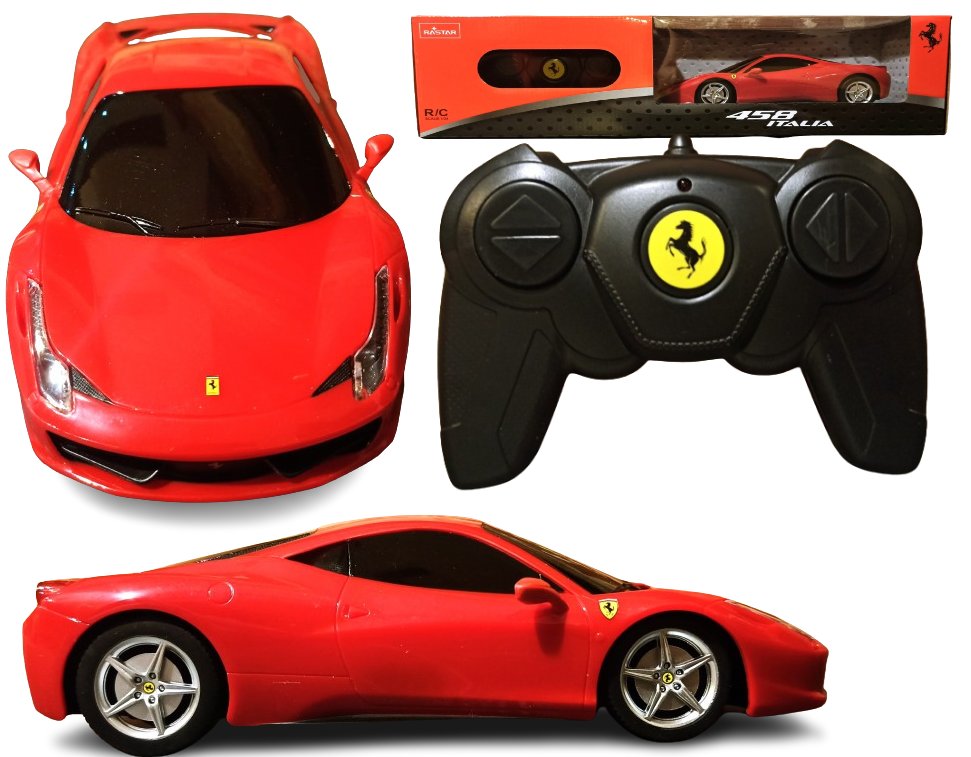 ﻿Autko Zdalnie Sterowane Rastar FERRARI 458 ITALIA Samochód Auto Na Pilot
