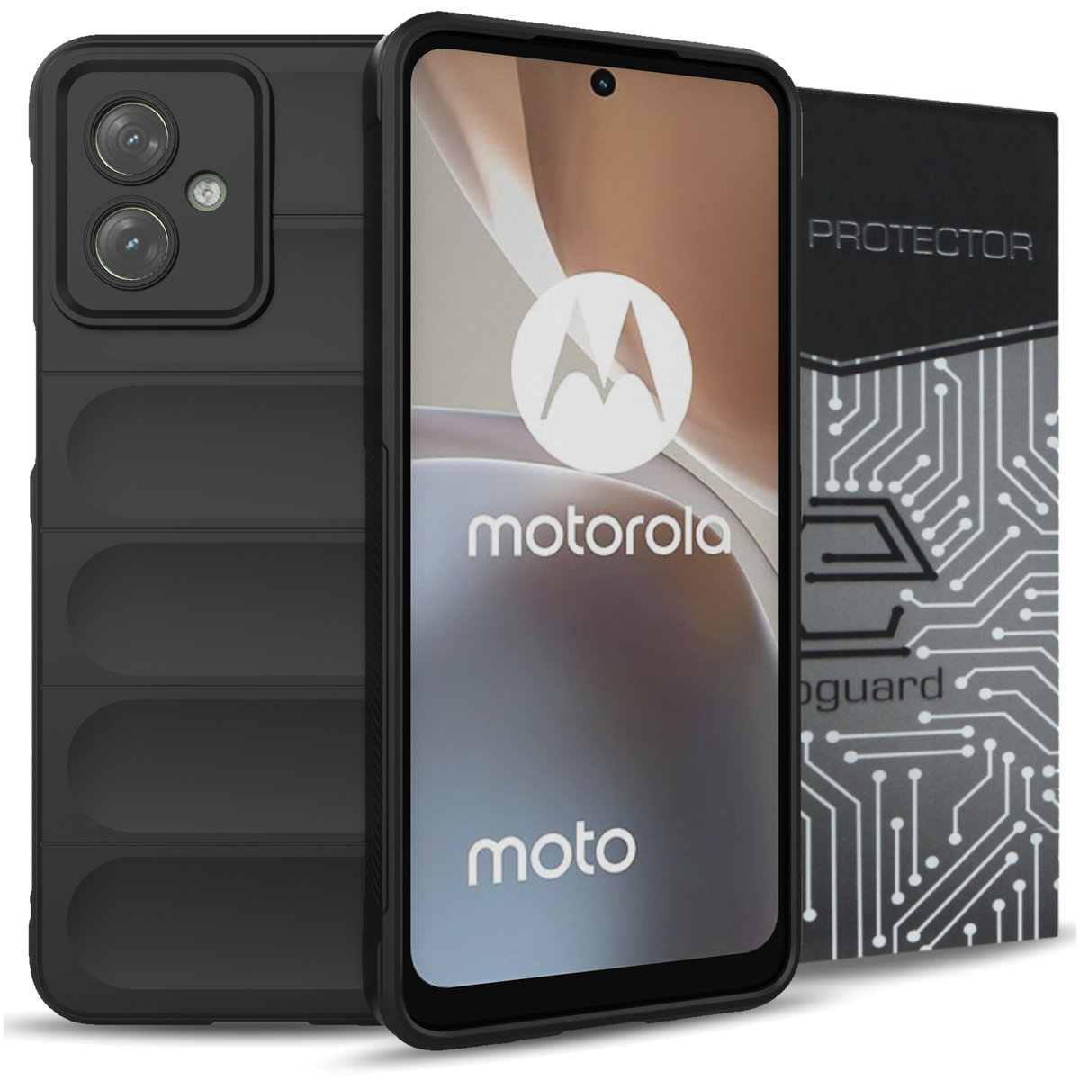 ETUI EXOGUARD MAGIC + SZKŁO - MOTOROLA MOTO G54 5G / G54 5G POWER EDITION - PANCERNE CASE OBUDOWA FUTERAŁ