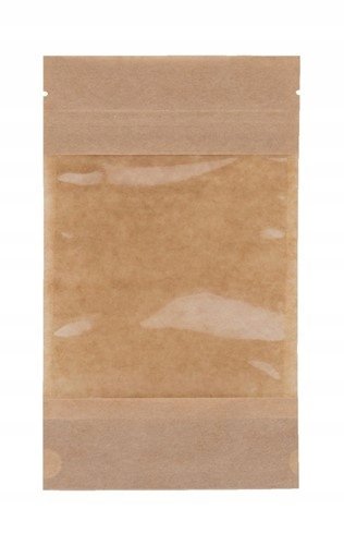 Doypack Torebka Papierowa Woreczki 1000Ml 50 Sztuk Duże Okienko