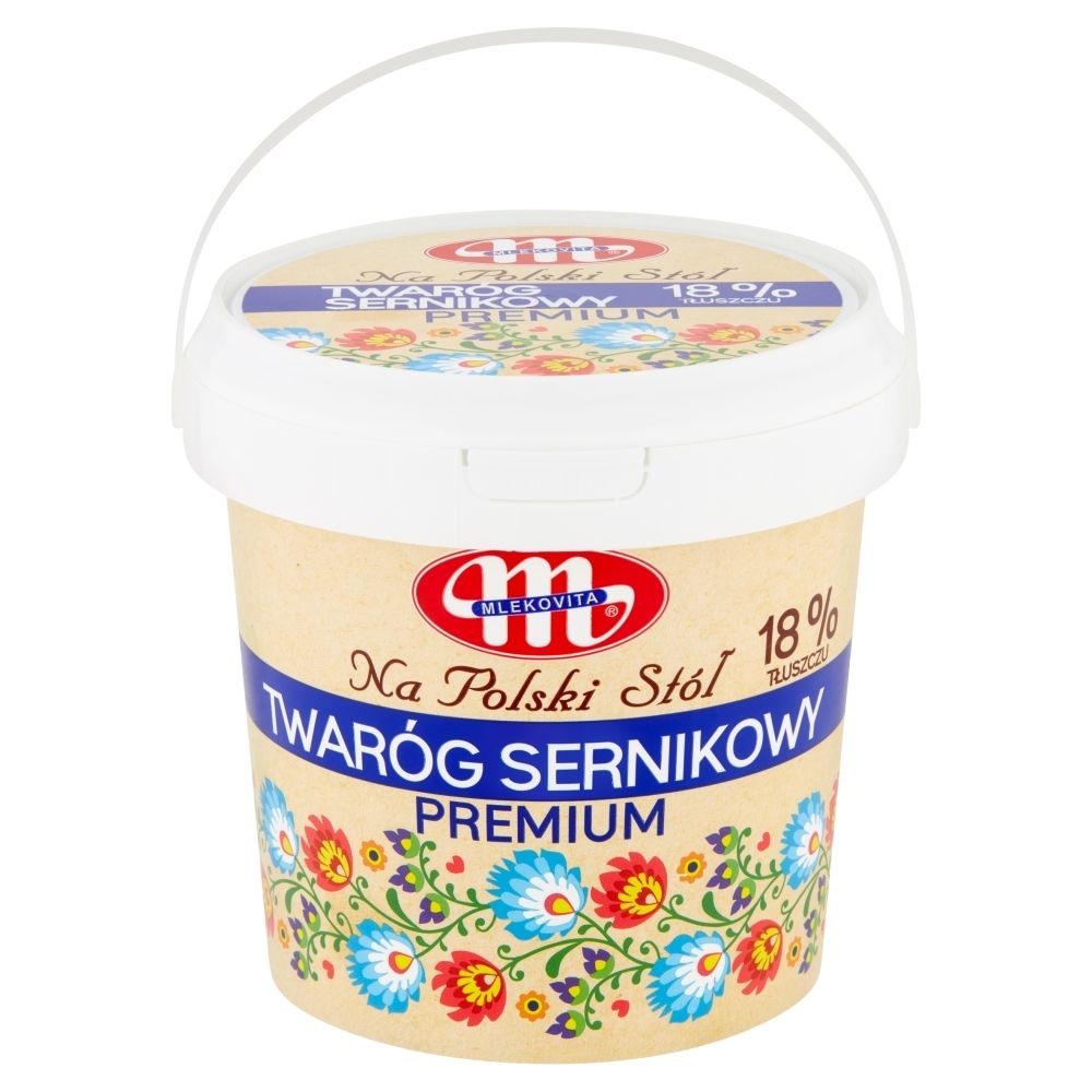 Mlekovita Na Polski Stół Twaróg sernikowy premium 18% tłuszczu 1 kg