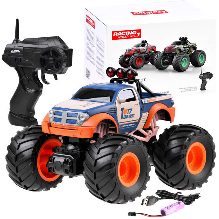 Zdalnie Sterowany Samochód Terenowy Rc Auto Monster Truck Zabawka Prezent