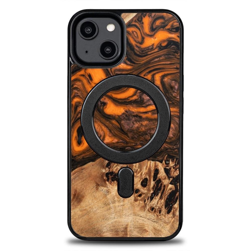 Etui z drewna i żywicy do iPhone 15 Plus plecki case cover pokrowiec Bewood