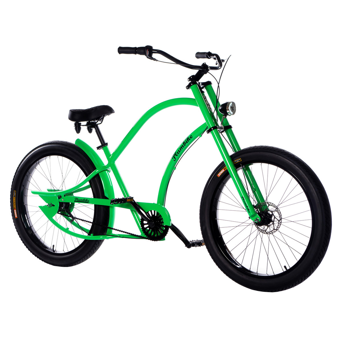 Rower Miejski Męski Grand Chopper Exotic Green 7B, Rama 21