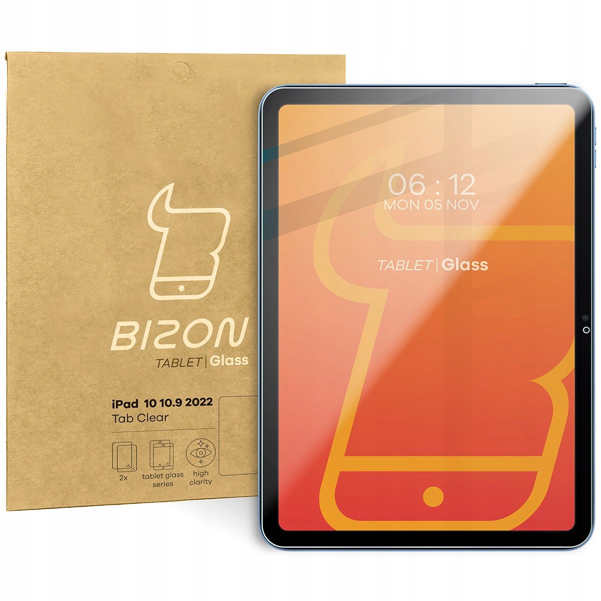 Szkło Hartowane Bizon Glass Tab Clear Do Ipad 10 10.9 2022