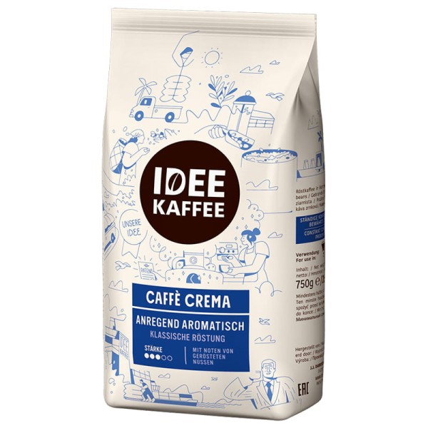 Idee Kaffee Cafe Crema 750g kawa ziarnista