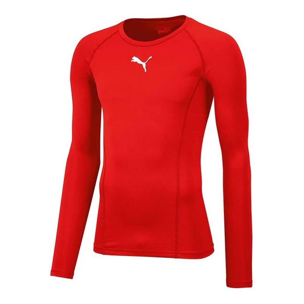 Puma męska ligi Base Layer Tee LS Shirt, czerwony, m 655920 01