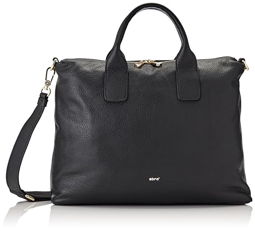 ABRO Shopper poniedziałek, Torba Unisex dla dorosłych, Black/Gold, Czarny/Złoty