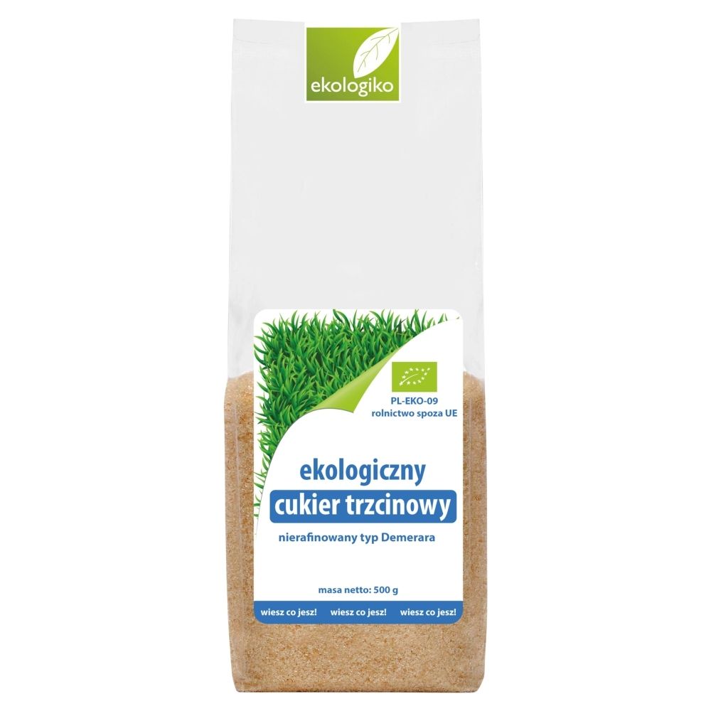 Ekologiko - Ekologiczny cukier trzcinowy, nierafinwany typ Demerara
