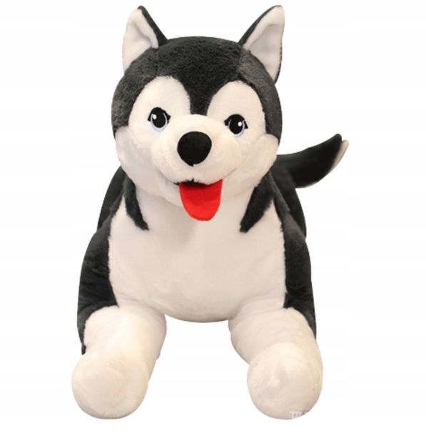 Zabawka Pluszak Pies-ek Husky Przytulanka 70 Cm
