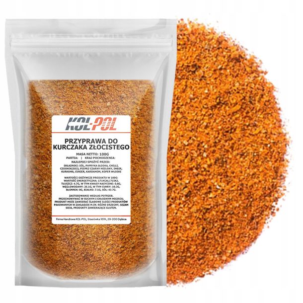 PRZYPRAWA DO KURCZAKA ZŁOCISTEGO 100g Mieszanka