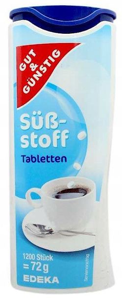 ﻿Słodzik w tabletkach Edeka 0,072 kg