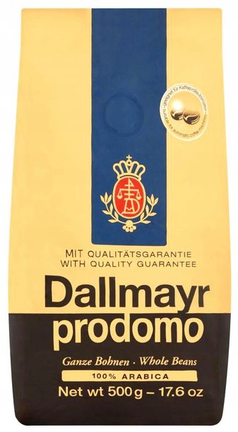 ﻿Dallmayr Prodomo 500g świeża kawa ziarnista