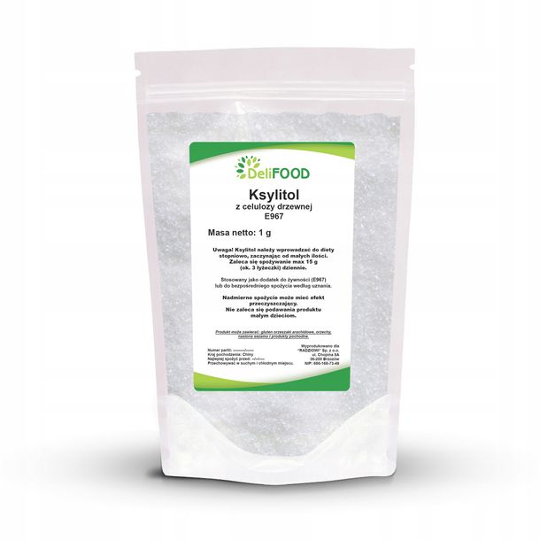 Ksylitol Cukier Brzozowy Zdrowy Słodzik Czysty 1kg