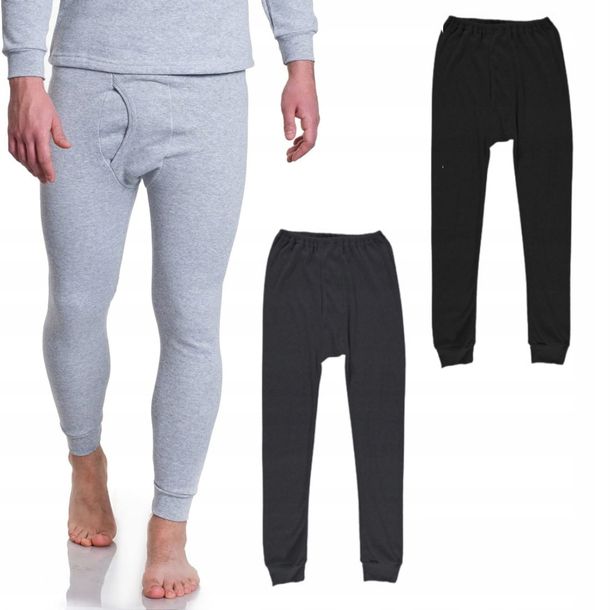 ﻿3x KALESONY męskie Termoaktywne Bawełniane 2XL/3XL
