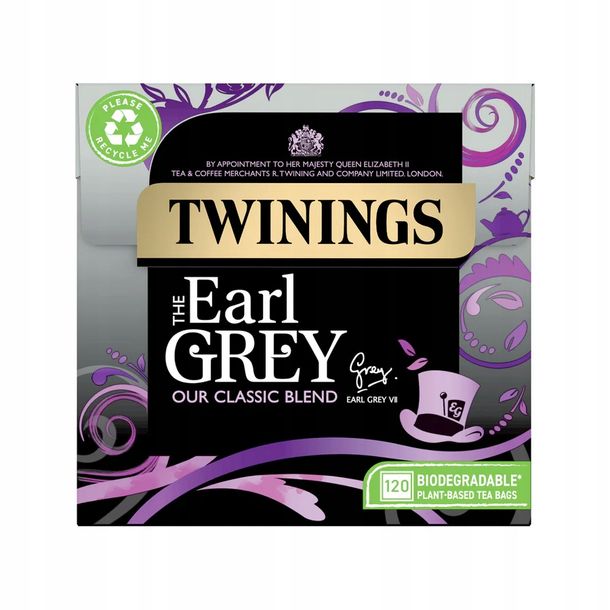 Twinings EARL GREY 120szt herbata angielska 300g