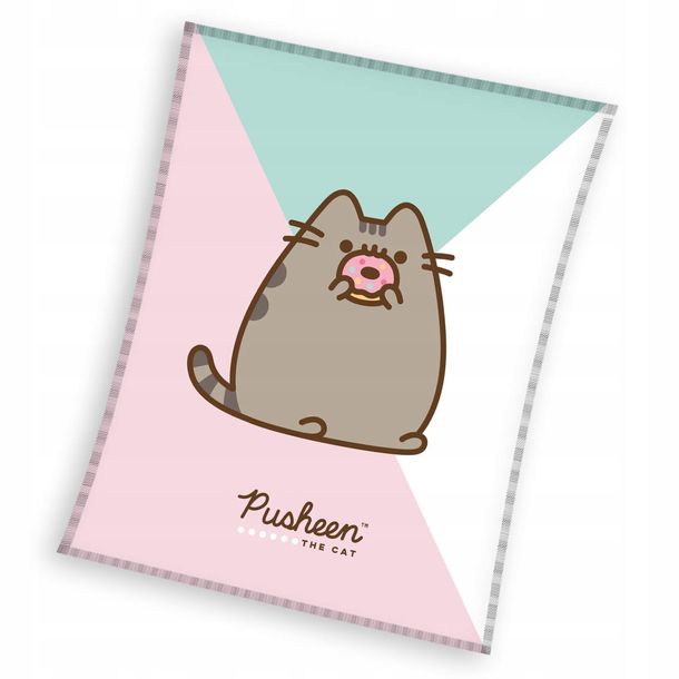 Koc Polarowy Narzuta 150x200 Pusheen Kotek HIT