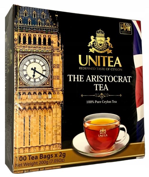 UNITEA The Aristocrat Tea czarna herbata Cejlońska 100x2g