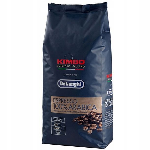 KAWA ZIARNISTA Kimbo De'Longhi 100% Arabica 1kg
