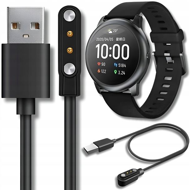 Kabel Ładowarka Do Smartwatch Kw10 Pro Sw014 Rnbe37 Pro L8 L9 Kw33 4Mm