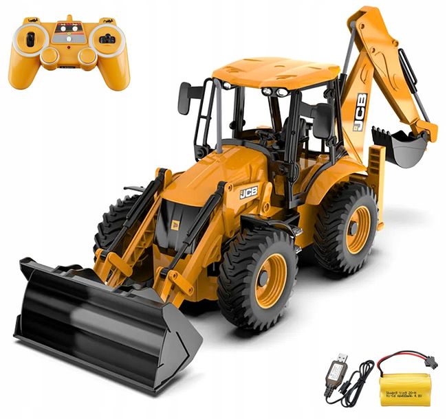 KOPARKA ŁADOWARKA RC Zdalnie Sterowana JCB +PILOT
