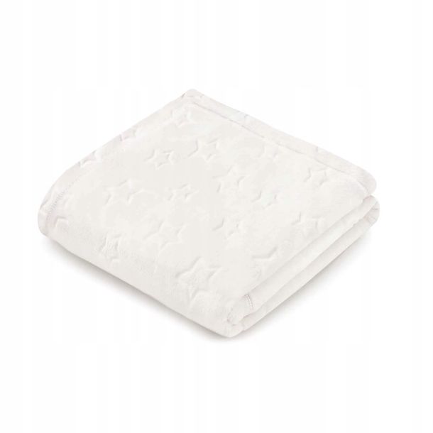 PEPI Kocyk dziecięcy gwiazdki 100x140 cream