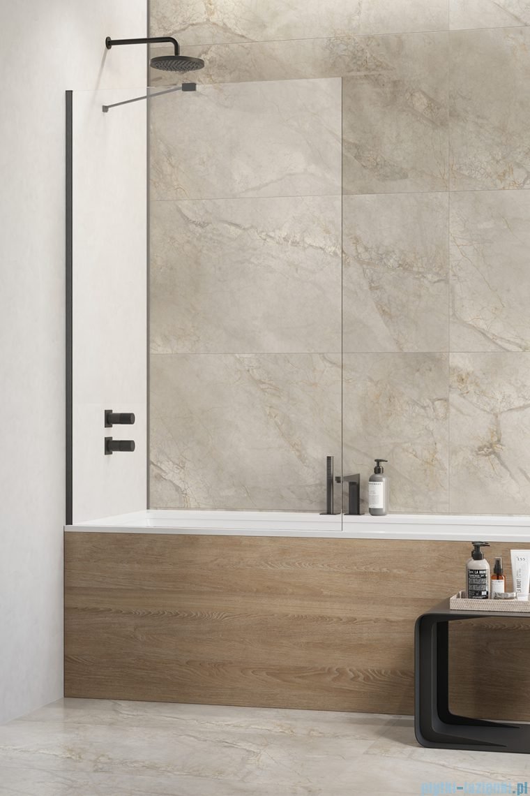 Radaway Modo New Brushed GunMetal Pnj parawan nawannowy 80cm L/P szczotkowany grafit 10006080-92-01