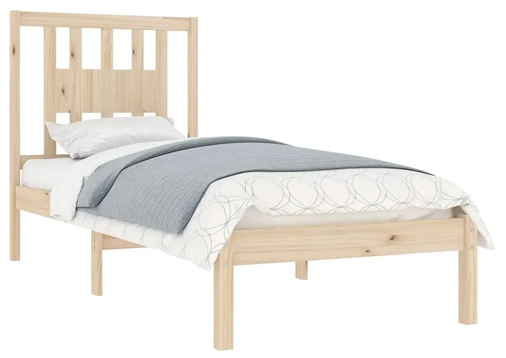 Pojedyncze naturalne łóżko sosnowe 90x200 K8-C96