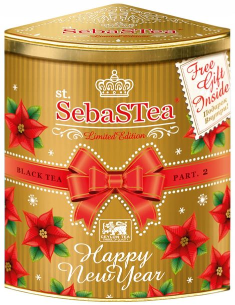 ﻿SEBAS TEA HAPPY NEW YEAR herbata czarna z ananasem, pomarańczą i papai 100g