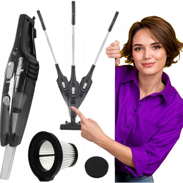 Odkurzacz Bezworkowy Filtr Hepa 800w