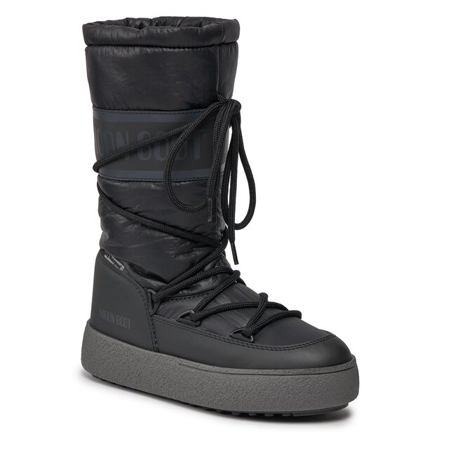 Śniegowce Moon Boot Ltrack High Nylon Wp 24500700001 Black 001