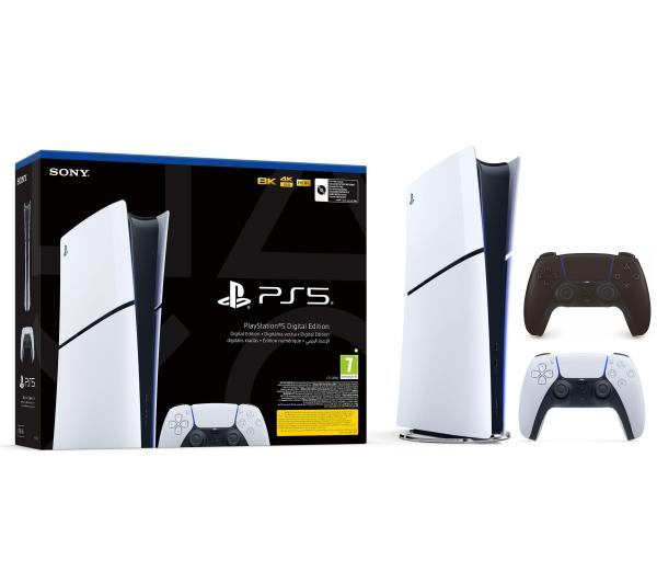 Sony PlayStation 5 Digital Slim D Chassis PS5 1TB + Dodatkowy Pad Czarny