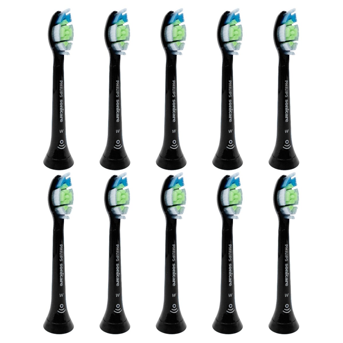 10x Końcówka Philips Diamond Clean Black HX6061/13 z HX6068/13