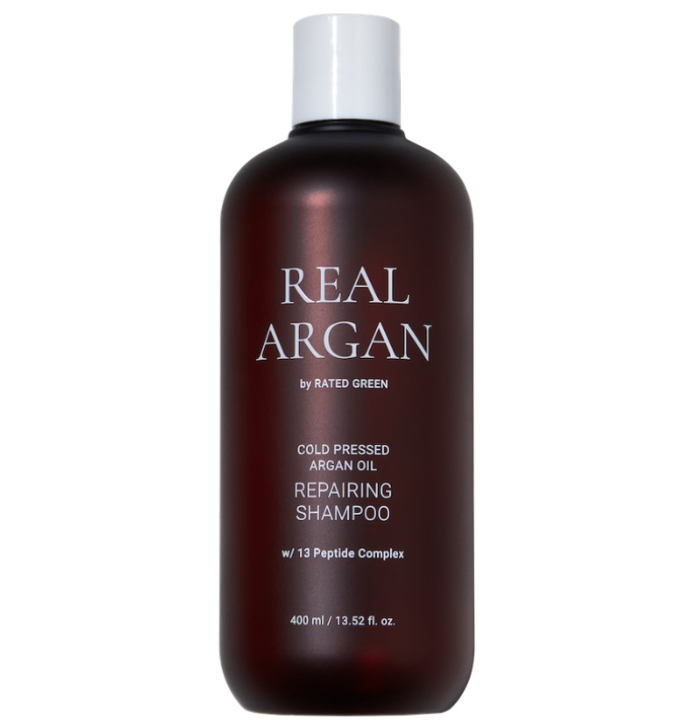 Rated Green Real Argan Szampon odbudowujący do włosów suchych i zniszczonych 400 ml 400 ml