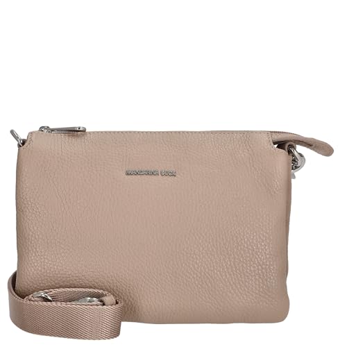 Mandarina Duck Mellow Leather, Kobieta Kopertówka, Ciepłe Taupe