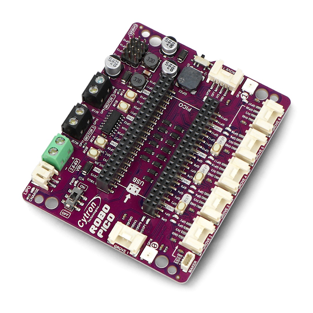 Robo Pico - płytka rozszerzeń do Raspberry Pi Pico i Pico W - Cytron