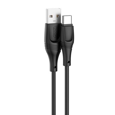 Kabel USB - USB Typ-C XO NB238 2A 3 m Czarny