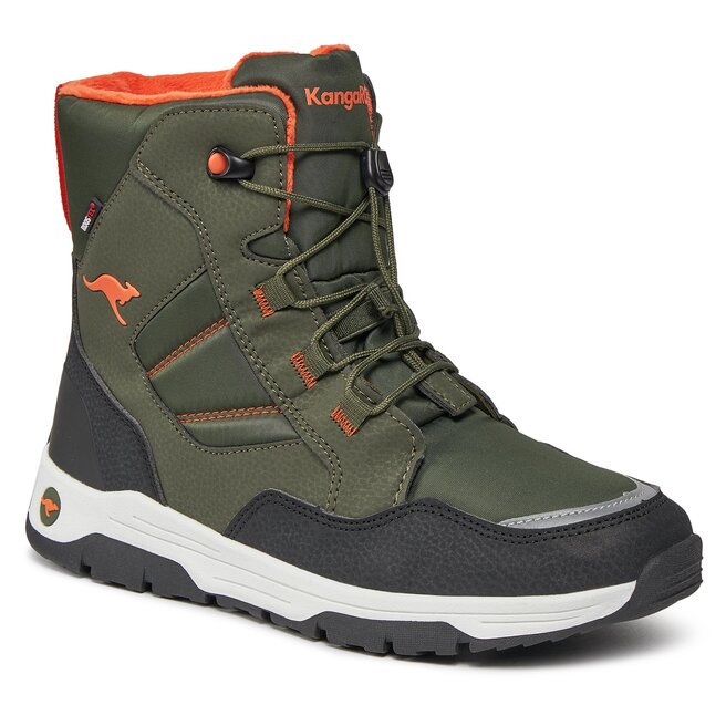 Śniegowce KangaRoos K-Mj North Rtx 18928 000 8090 Military Green/Flame