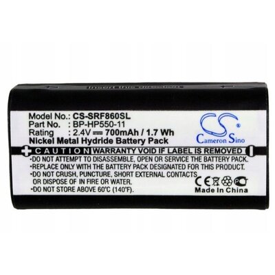 Sony Cameron Sino MDR-IF245RK BP-HP550-11 700mAh 1.68Wh Ni-MH 2.4V Cameron Sino)