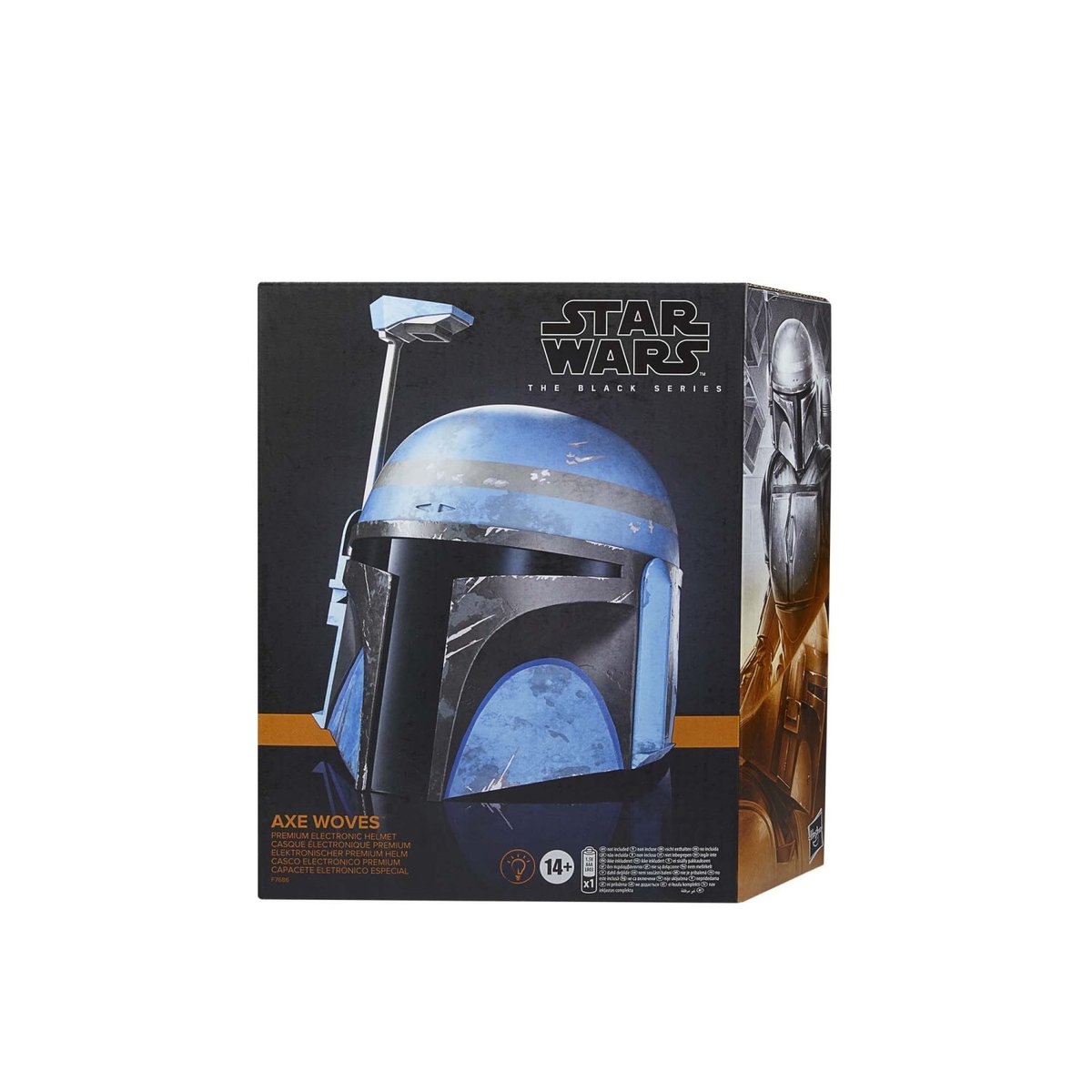 CASCO ELECTRONICO STAR WARS MANDALORIAN AX WOVES SERIE CZARNY