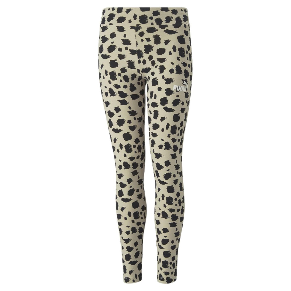 Legginsy dziewczęce Puma ESS+ Animal AOP beżowe 67351988-128