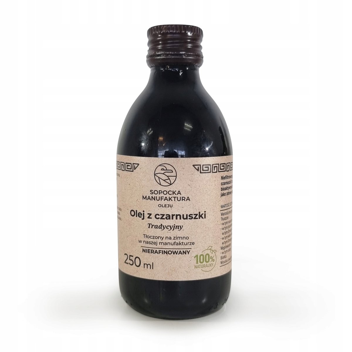 Olej z czarnuszki Tradycyjny nierafinowany 250 ml