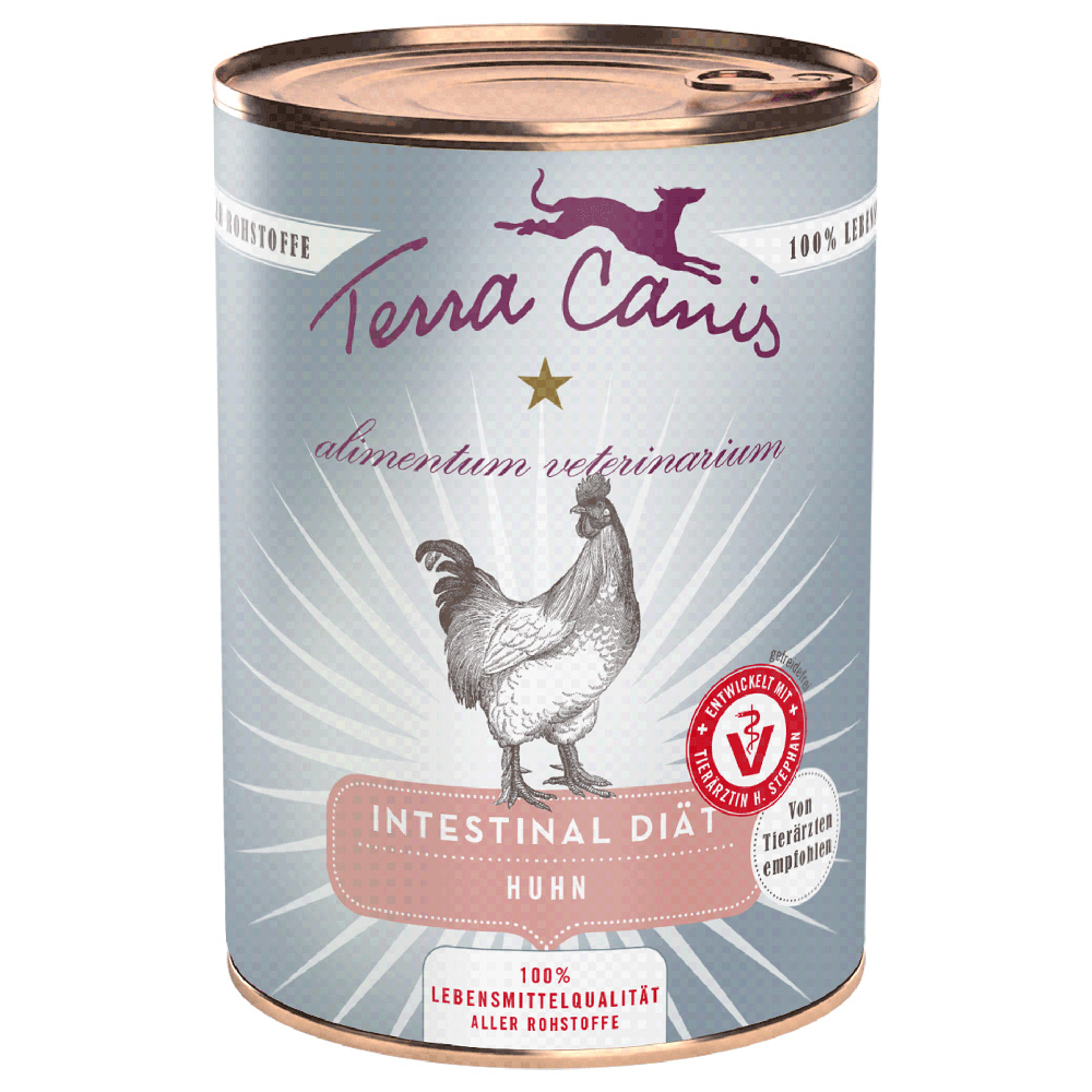Terra Canis Alimentum Veterinarium Intestinal, 6 x 400 g - Kurczak