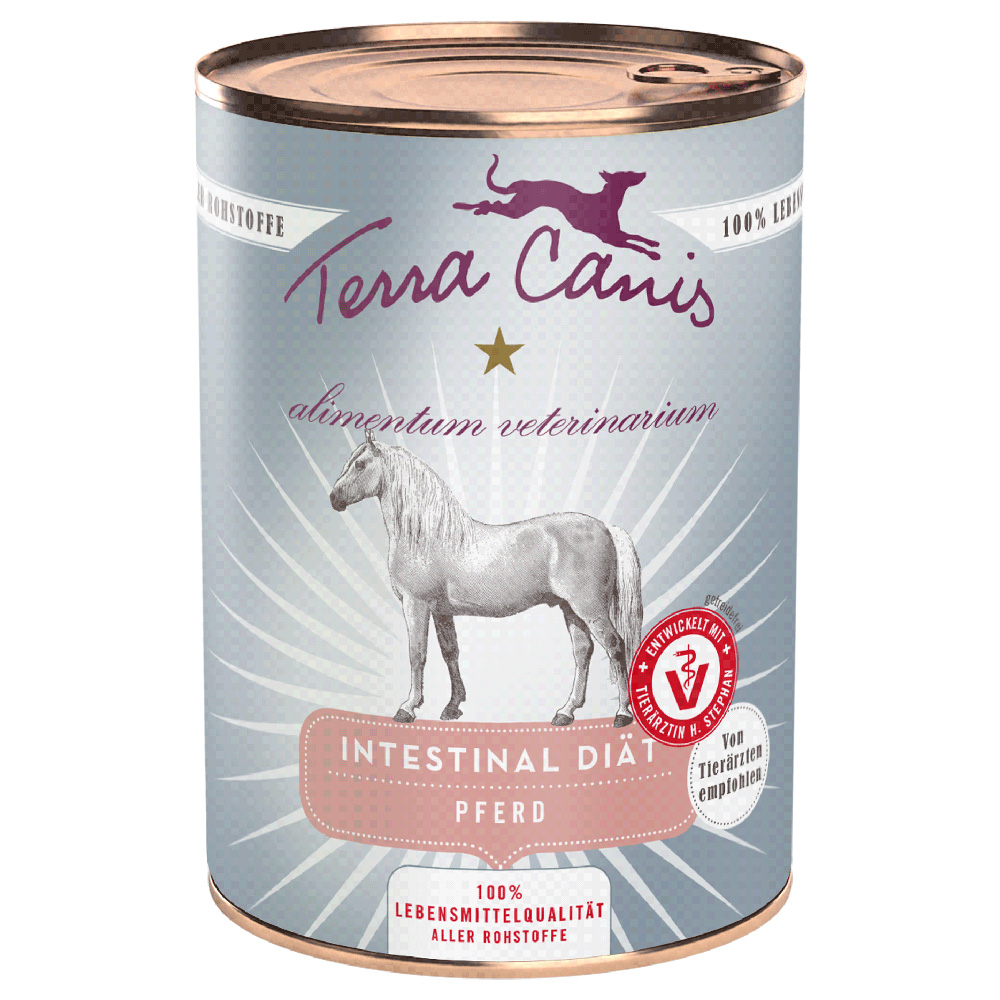 Terra Canis Alimentum Veterinarium Intestinal, 6 x 400 g - Konina