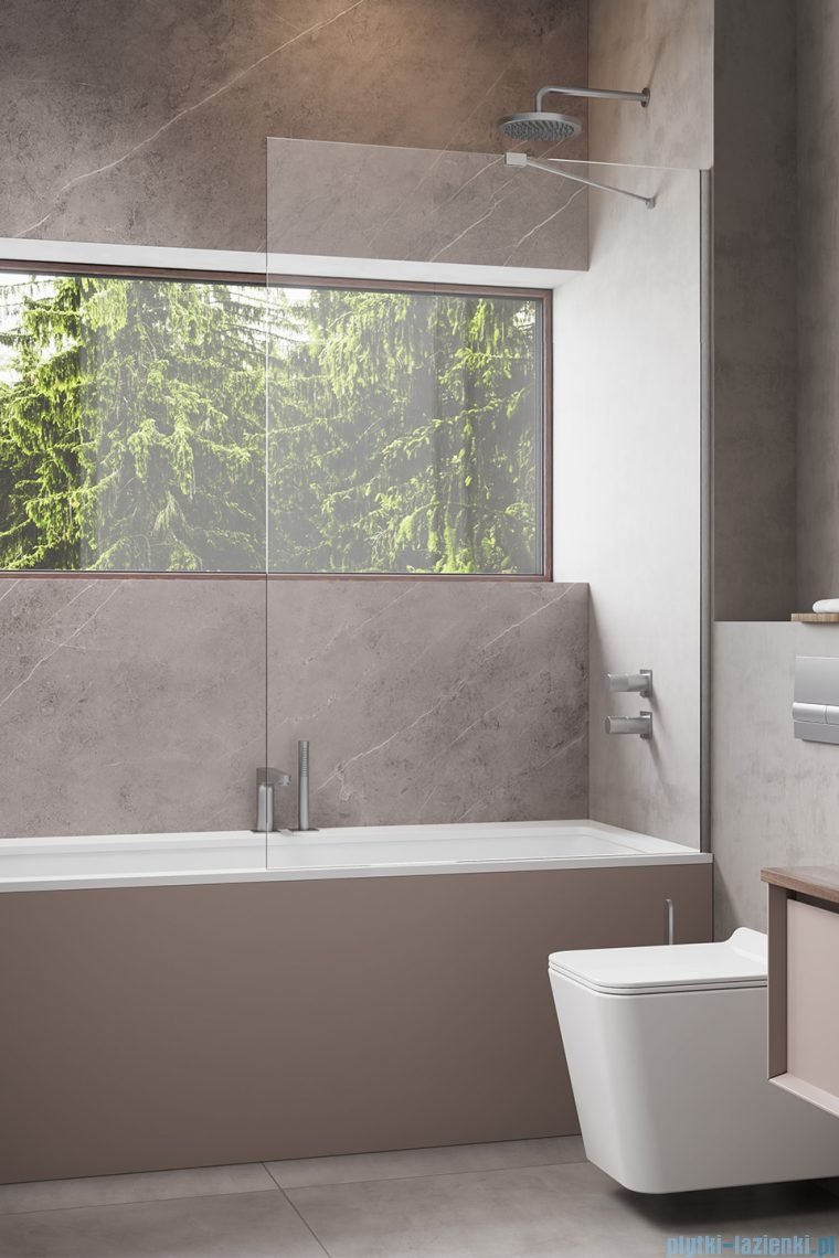 Radaway Modo New Brushed Nickel Pnj parawan nawannowy 60cm L/P szczotkowany nikiel 10006060-91-01