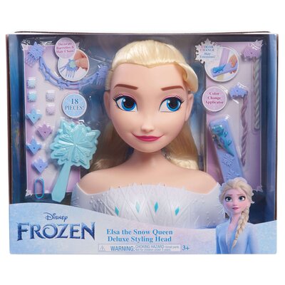 Lalka JUST PLAY Głowa do stylizacji Disney Princess Kraina Lodu Elsa 32796